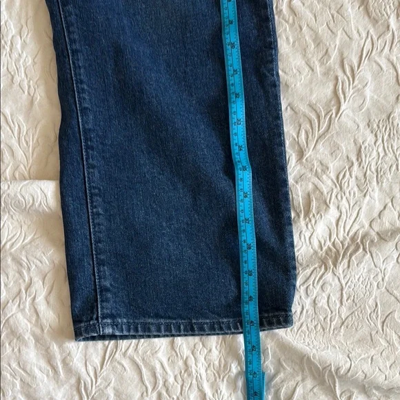 MOTHER Blue Straight Leg Jeans Classic Style - Picture 14 of 16